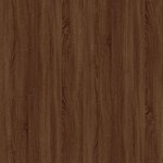 vidaXL Tables d'appoint 2 Pièces Chêne marron 40x40x35 cm Bois ingénierie