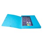 Boite De Classement Exabox Dos 25mm Carte Lustrée - A4 - Turquoise - X 8 - Exacompta
