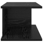 vidaXL Table de chevet 2 Pièces Chêne noir 40 x 30 x 25 cm