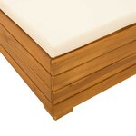 vidaXL Ensemble de salon de jardin 2 Pièce Marron Bois d'Acacia Massif