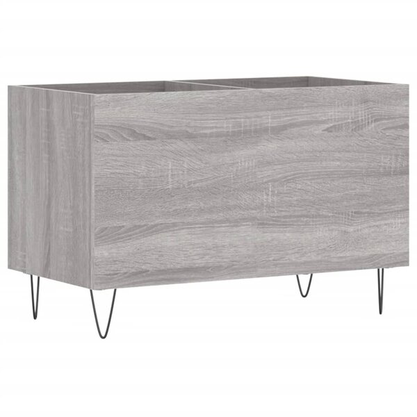 vidaXL Armoire à disques sonoma gris 74 5x38x48 cm bois d'ingénierie