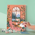 Peinture au numero - Jardin d hiver