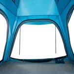 vidaXL Tente de camping 4 personnes bleu libération rapide imperméable