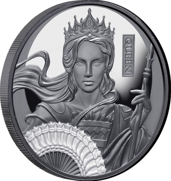 Pièce de monnaie en Argent 1 Dollar g 31.1 (1 oz) Millésime 2025 CHESS QUEEN