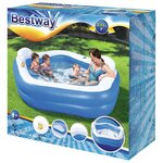 Bestway piscine pour enfants bleu 213 x 207 x 69 cm 54153