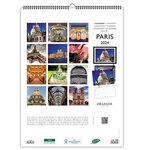 Calendrier Mural déco 29x39  cm - 2025 - Paris - Draeger