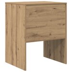 vidaXL Bureau d'écriture Chêne artisanal Bois d'ingénierie 60 x 50 x 76 cm