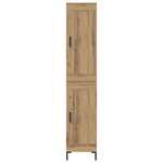 vidaXL Haut Armoire Chêne artisanal 34 5 x 34 x 180 cm