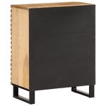 vidaXL Buffet 60x34x75 cm bois de manguier massif brut