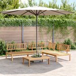 vidaXL Salon palette de jardin 4 Pièces bois d'acacia massif