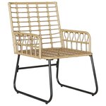 vidaXL Ensemble de salle à manger pour jardin 3 Pièces