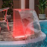 vidaXL Fontaine de piscine avec LED RVB Acrylique 51 cm