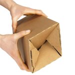 5 cartons d'emballage allongés 31 x 10.5 x 10.5 cm - Simple cannelure