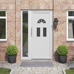 vidaXL Jardinière 2 Pièces Noir 30 x 30 x 30 cm Acier