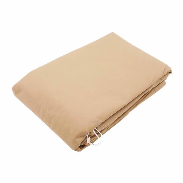 Nature Couverture d'hiver avec fermeture 70 g/m² Beige 3x2 5x2 5 m