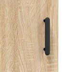 vidaXL Buffet haut chêne sonoma 69 5x31x115 cm bois d'ingénierie