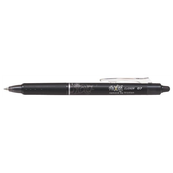 Stylo roller rétractable Frixion Ball Clicker 0 7 Noir x 12 PILOT