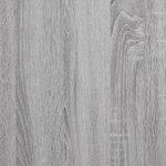 vidaXL Cadre de lit sans matelas sonoma gris 120x200cm bois ingénierie