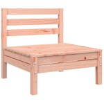 vidaXL Canapé de jardin sans accoudoirs coussins bois massif douglas