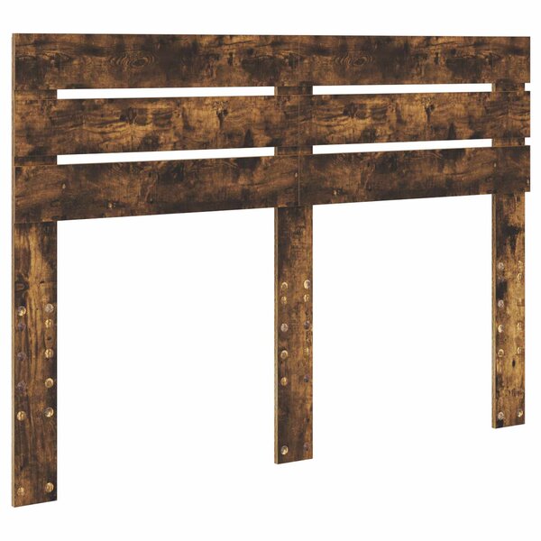 vidaXL Tête de lit Chêne fumé 140 cm Bois d'ingénierie