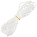vidaXL Voile d'ombre Jaune et blanc 6 x 8 m HDPE
