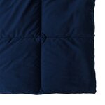 vidaXL Duvet complet toute l'année 200 x 240 cm 4 saisons Bleu foncé