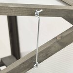 vidaXL Serre 60x45x100 cm Bois de sapin