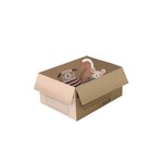 Pack and Move - Lot 40 cartons déménagement stockage S - 36 x 28x 18 cm - Poignées renforcées - 2 adhésifs offerts