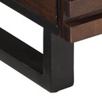 vidaXL Table basse marron 80x55x40 cm bois de massif manguier