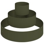 vidaXL Plante en métal Acier/olive Acier Ø 90 cm Modulaire