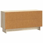 vidaXL Meuble TV Chêne Sonoma 99 x 34 5 x 50 cm Bois d'ingénierie