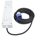 ProPlus Unité d'alimentation de tente/remorque 10 m 3 x Schuko