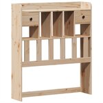 vidaXL Cadre de lit sans matelas 75x190 cm bois de pin massif