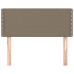vidaXL Tête de lit Taupe 90x5x78/88 cm Tissu