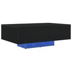 vidaXL Table Basse Chêne noir 85 x 55 x 31 cm Bois d'ingénierie