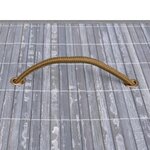 vidaXL Panier à linge avec 2 sections bambou gris 72 L