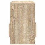 vidaXL Étagère à magazines 2 Pièces Chêne Sonoma 35 x 30 x 45 cm