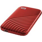 WD - Disque SSD Externe - My Passport™ - 500Go - USB-C - Rouge