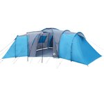 vidaXL Tente familiale à dôme 12 personnes bleu imperméable