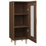 vidaXL Buffet Chêne marron 34 5x34x90 cm Bois d'ingénierie