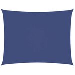 vidaXL Voile de parasol tissu oxford rectangulaire 2 5x3 5 m bleu