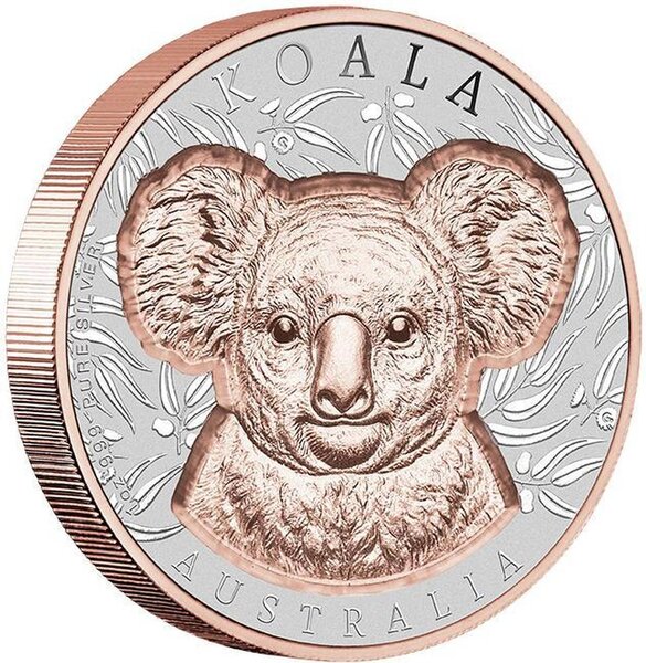 Pièce de monnaie en Argent 2 Dollars g 31.1 (1 oz) Millésime 2025 KOALA