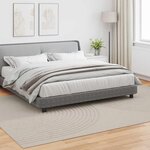 vidaXL Tapis de surface HUARTE Crème 280 x 200 cm Polyester