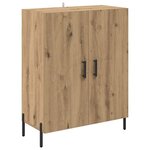 vidaXL Haut Armoire 2 Pièces Chêne artisanal Bois d'ingénierie