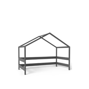 YappyHytte PlayHouse - Structure cabane 160x80 cm - Anthracite