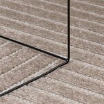 vidaXL Tapis de surface HUARTE Beige 170 x 120 cm Polyester