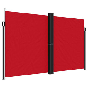 vidaXL Auvent latéral rétractable Rouge 200x1200 cm