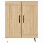 vidaXL Buffet chêne sonoma 69 5x34x90 cm bois d'ingénierie