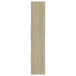 vidaXL Bibliothèque Chêne sonoma 60x35x180 cm Bois d’ingénierie