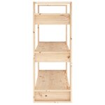 vidaXL Bibliothèque/Séparateur de pièce 80x35x91 cm Bois massif Pin